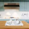 2 Pack 11.81x15.75in Stone Dish Drying Mat Silicone Diatomaceous Earth Shower Mat Marble Dish Drying Pad Fast Drying In 30S 1832℉Heat Resistant Non-sl